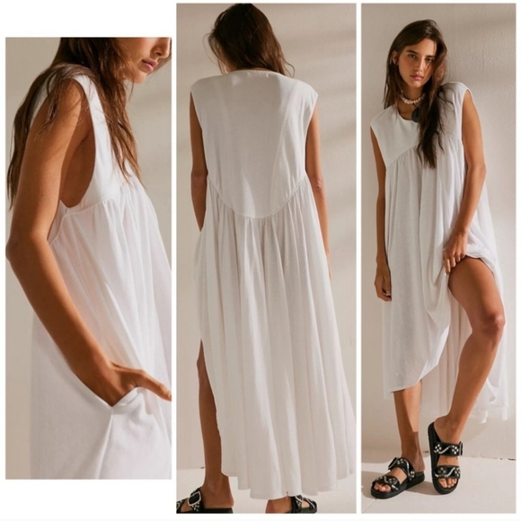 Free People Beach Madelyn Midi Dress - Picture 1 of 14